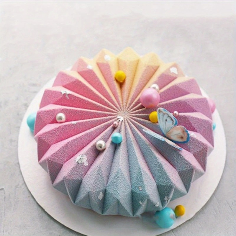 Home Cooking Recipes - 3D Round French Mousse Cake Silicone