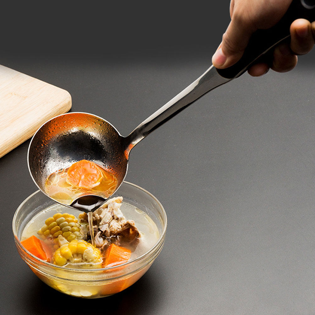 Home Cooking Oil Filter - Oil Filter Spoon Stainless Steel PP