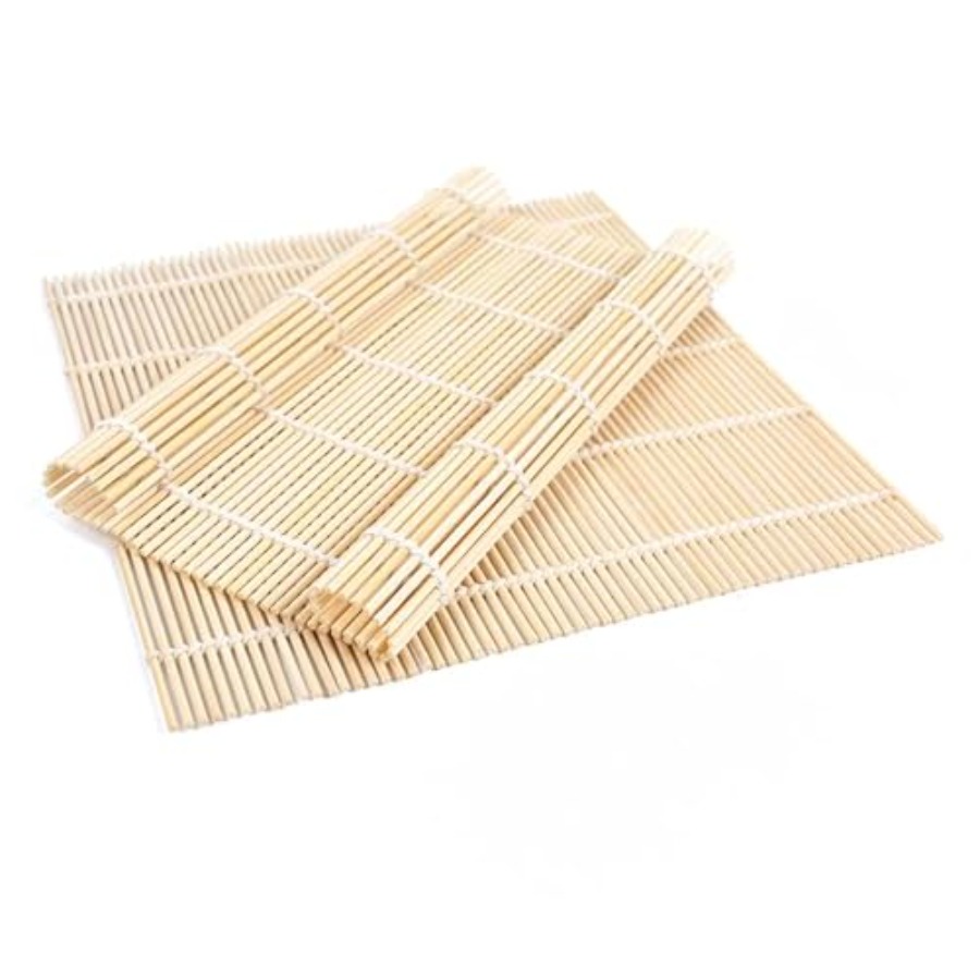 Sushi Mat Bamboo - 2 Pack Bamboo Sushi Rolling Mat,