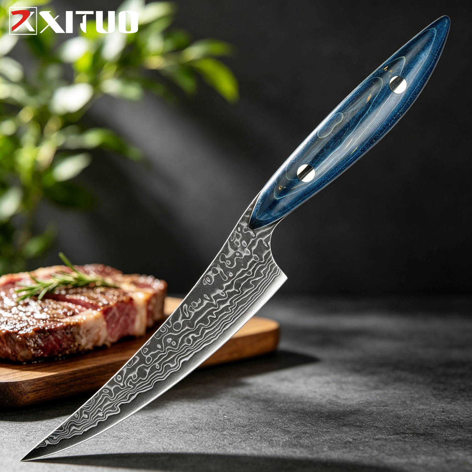 Home Cooking Japanese - XITUO Damascus Steel 5