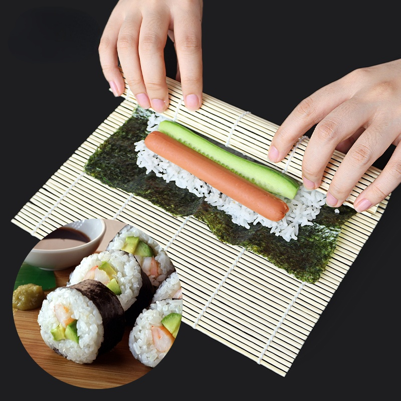 Sushi Mat Bamboo - Sushi Tools Sushi Rolling Roller Bamboo