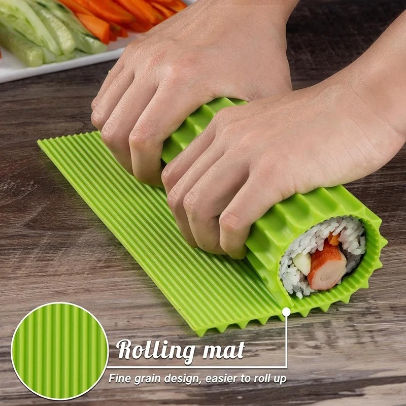 Silicone Hand Roll Sushi Rolli - Sushi Mat Bamboo incelemesi ve fiyatı