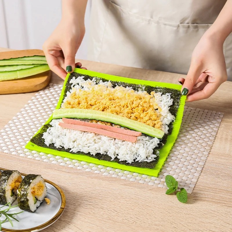 Silicone Hand Roll Sushi Rolli - Sushi Mat Bamboo incelemesi ve fiyatı
