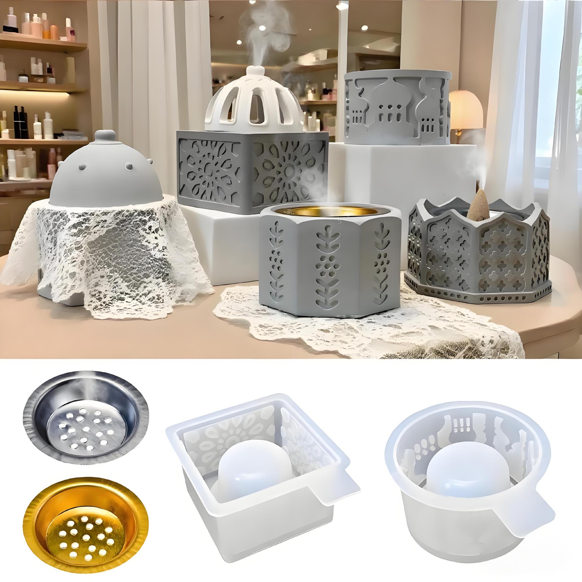 Concrete Incense Burner Silico - Idli Steamer Mold incelemesi ve fiyatı