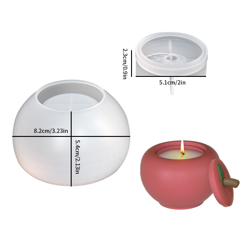 DIY Apple Jar Candle Jar Silic - Idli Steamer Mold incelemesi ve fiyatı