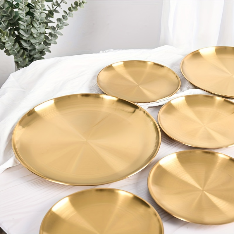 2pcs, Golden Pizza Plates, Sta - Home Cooking Recipes incelemesi ve fiyatı