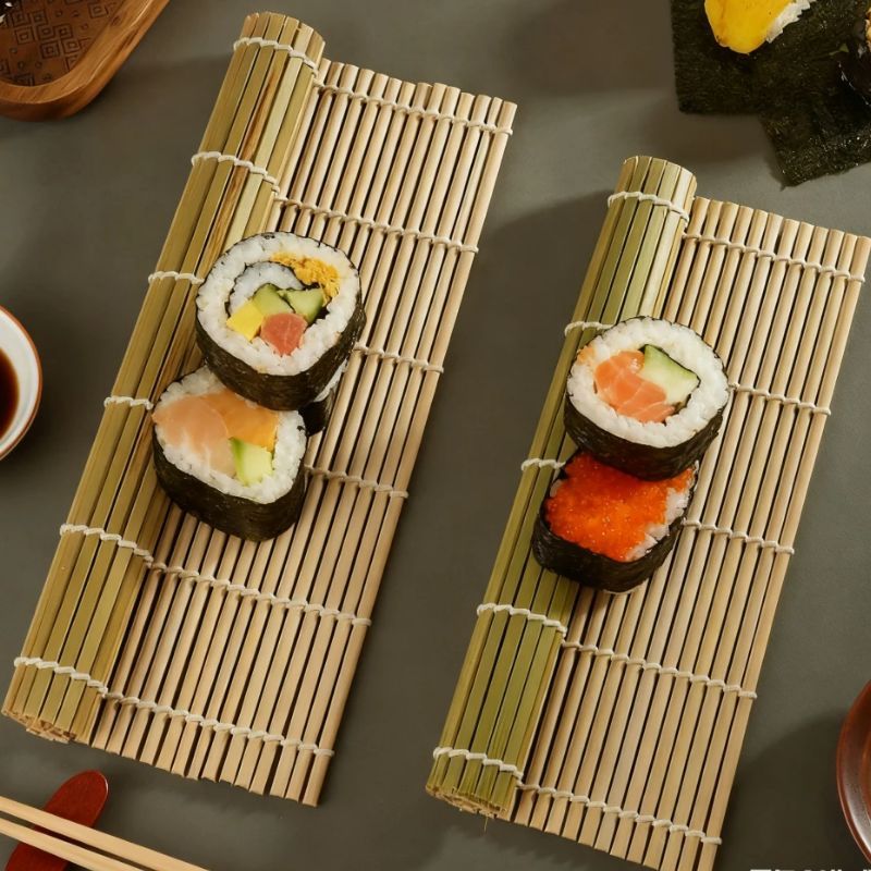 Natural Bamboo Sushi Mat Squar - Sushi Mat Bamboo incelemesi ve fiyatı