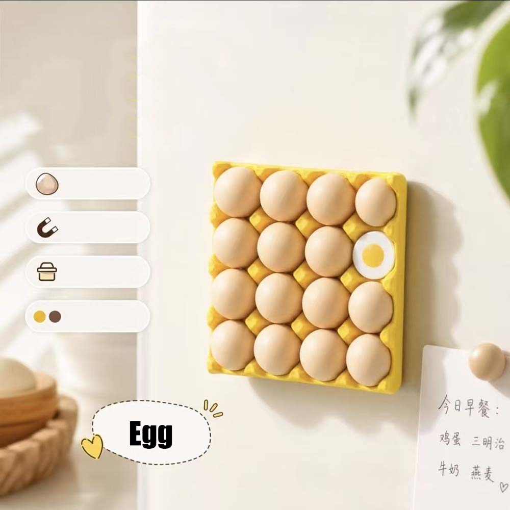 Egg Fridge Magnets Set Cute 3D - Home Cooking Recipes incelemesi ve fiyatı