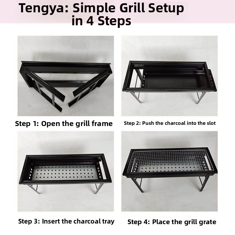 Thickened Portable Outdoor BBQ - Home Cooking Japanese incelemesi ve fiyatı