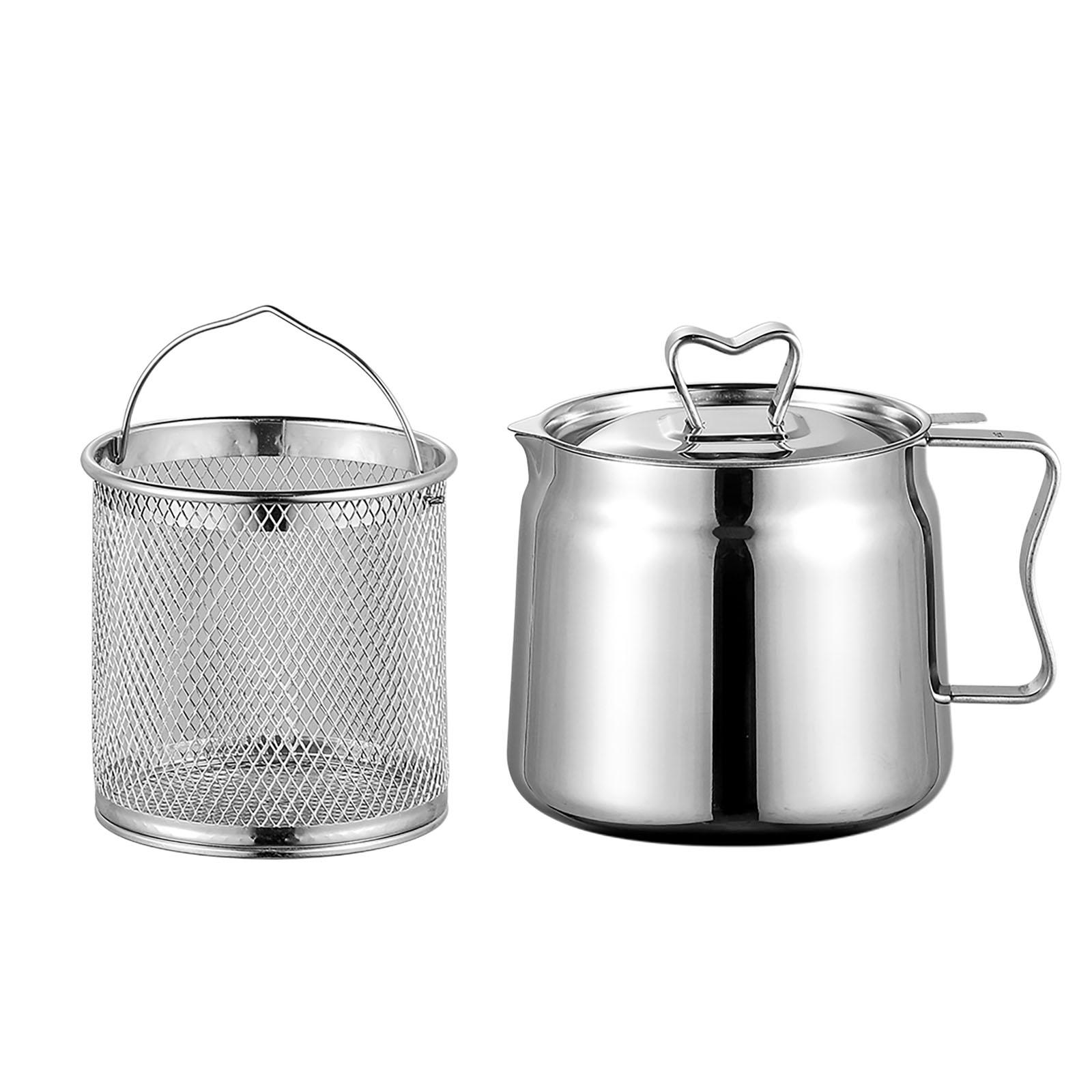 Deep Fryer Set Stainless Oil F - Home Cooking Oil Filter incelemesi ve fiyatı