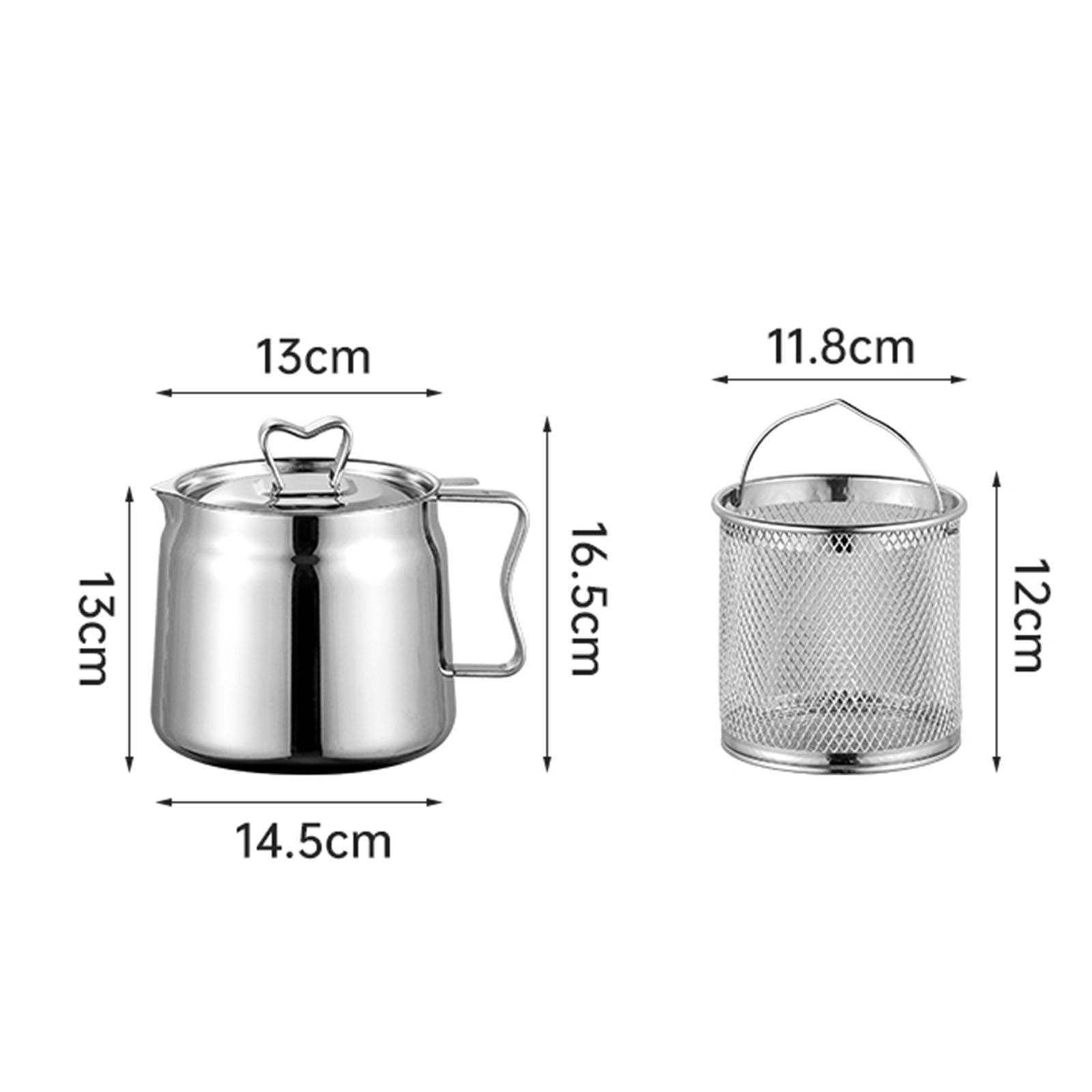 Deep Fryer Set Stainless Oil F - Home Cooking Oil Filter incelemesi ve fiyatı