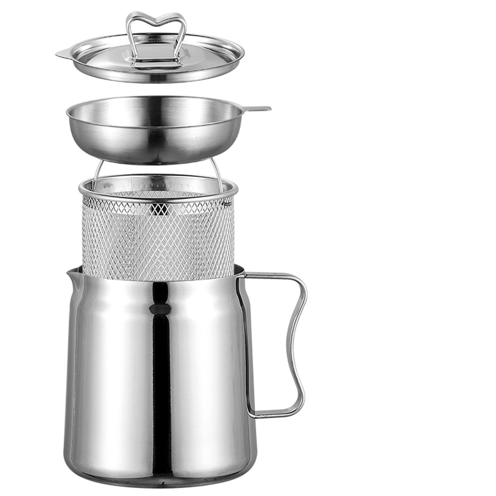 Deep Fryer Set Stainless Oil F - Home Cooking Oil Filter incelemesi ve fiyatı