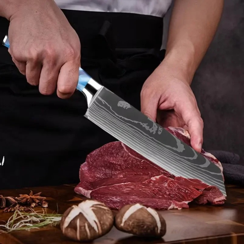 Damascus Patterned Laser Steel - Home Cooking Japanese incelemesi ve fiyatı