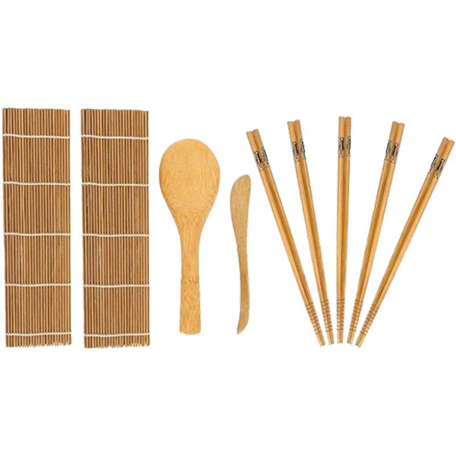 9 Pieces Sushi Making Set Bamb - Sushi Mat Bamboo incelemesi ve fiyatı