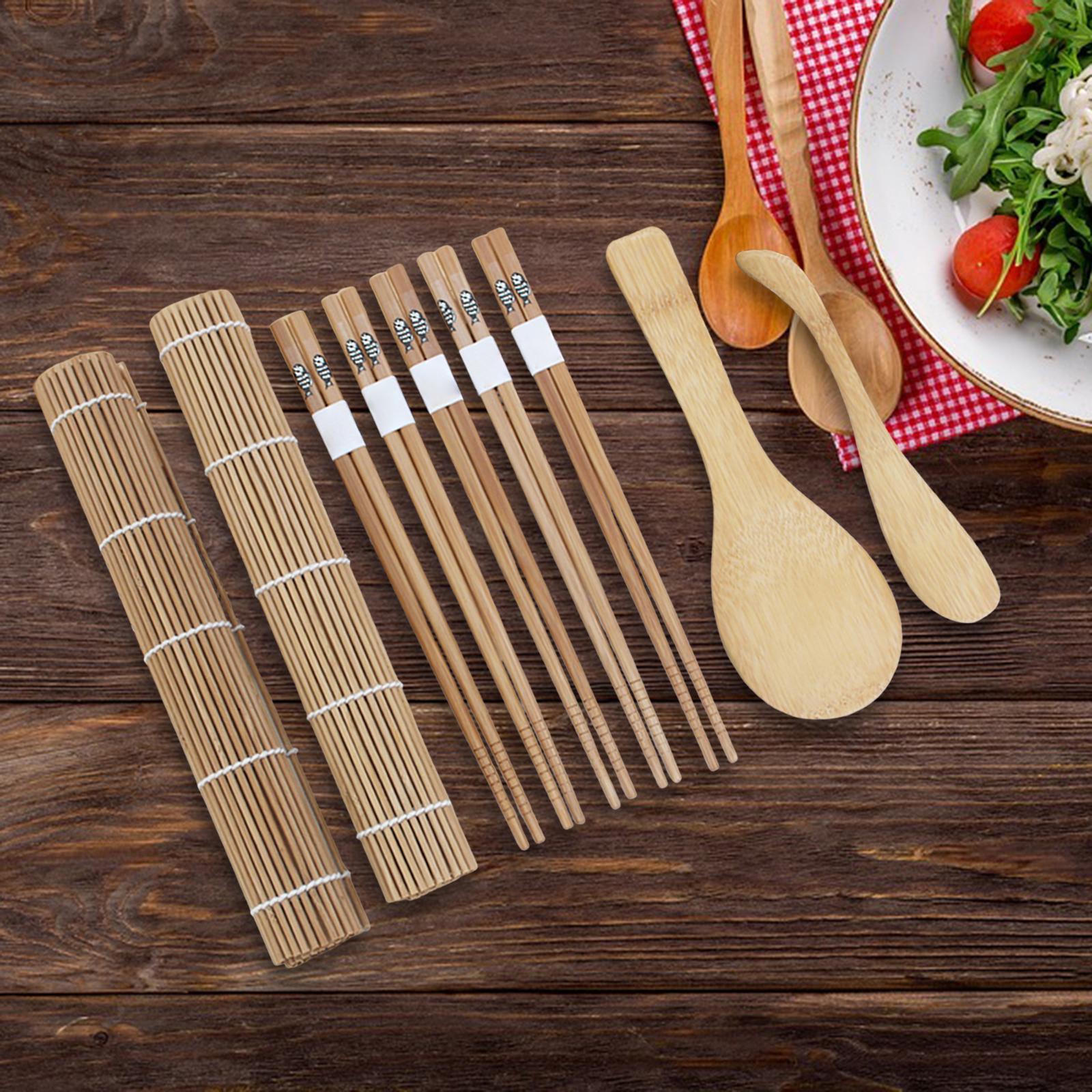 9 Pieces Sushi Making Set Bamb - Sushi Mat Bamboo incelemesi ve fiyatı
