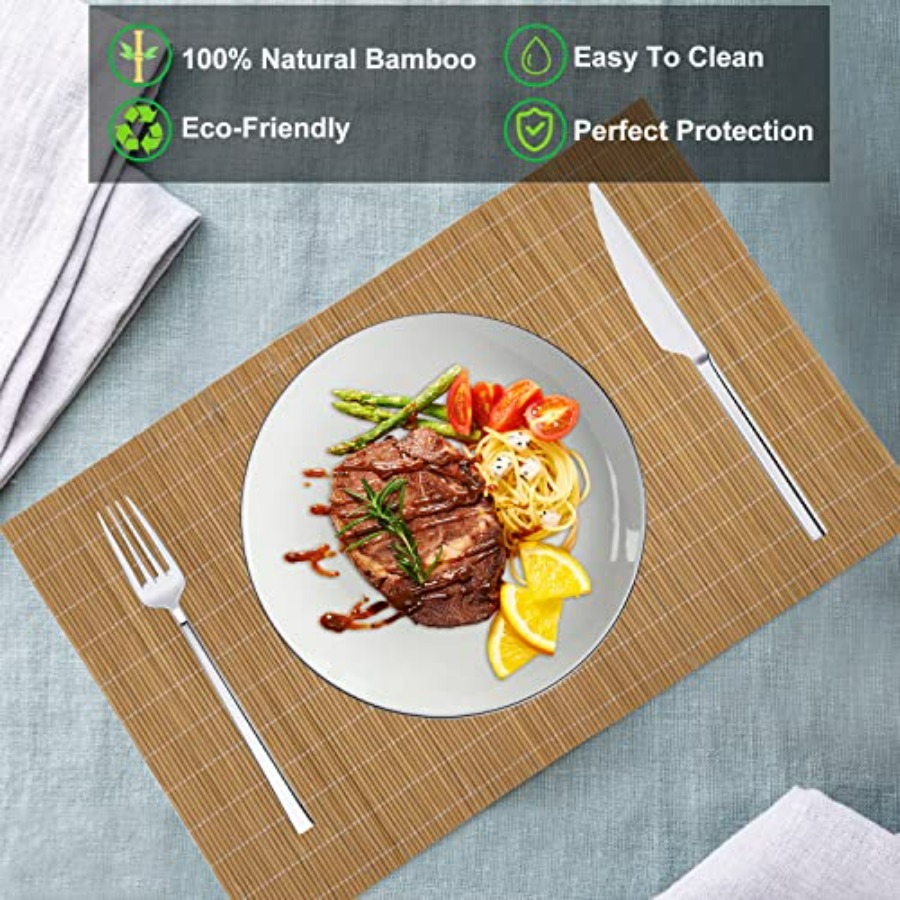 Set of 24 Bamboo Placemats 17. - Sushi Mat Bamboo incelemesi ve fiyatı