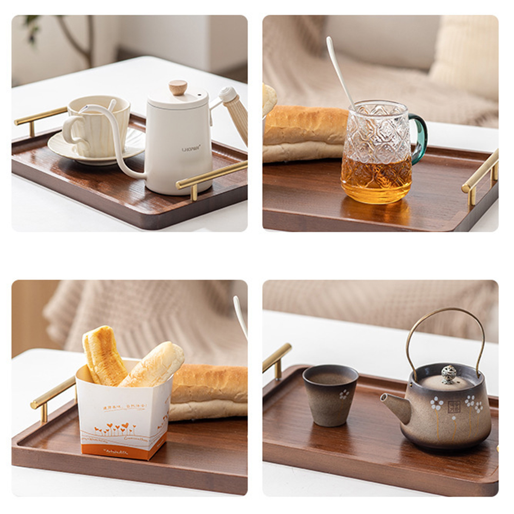 Wooden Serving Tray with Handl - Home Cooking Recipes incelemesi ve fiyatı