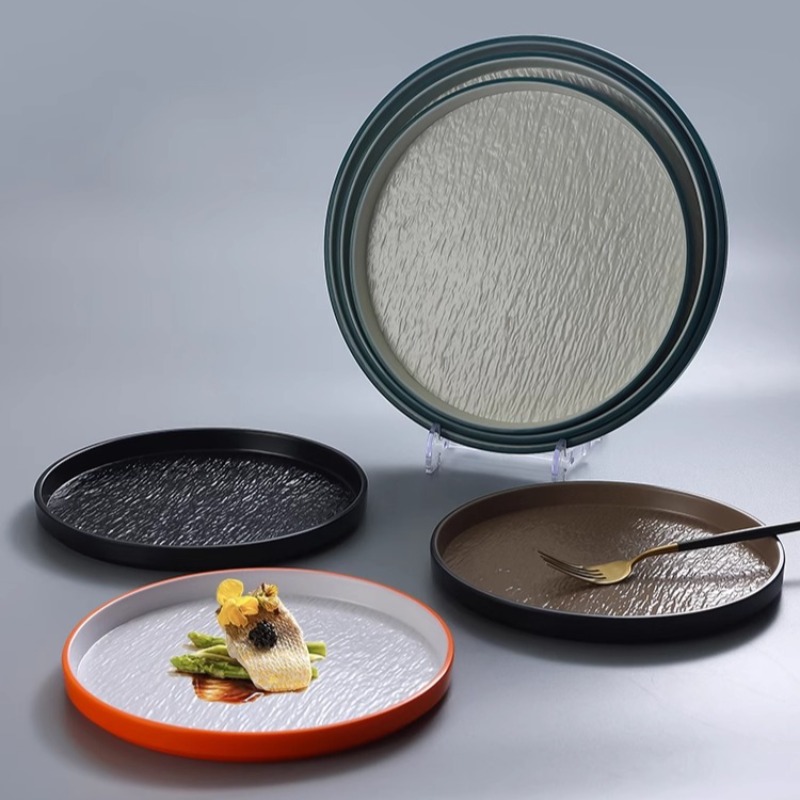 Modern Round Stone Melamine St - Home Cooking Japanese incelemesi ve fiyatı