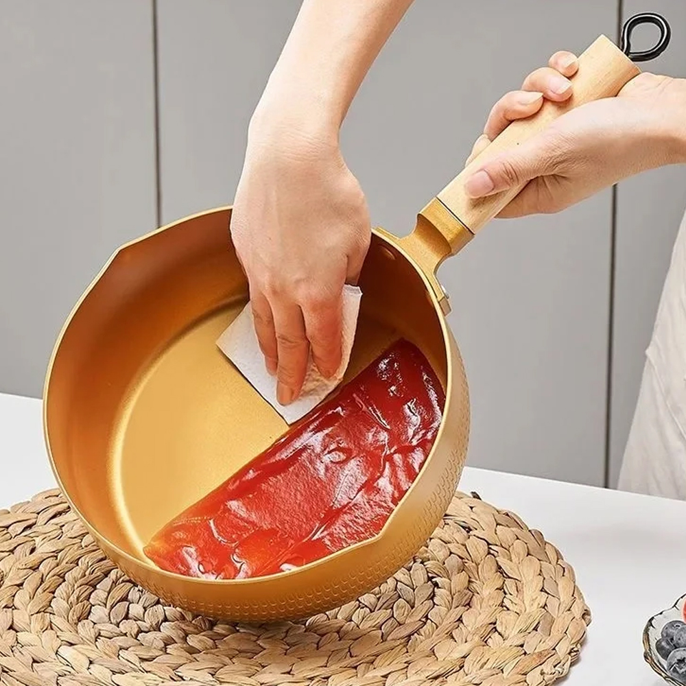 18/20/24cm Gold Soup pot Japan - Home Cooking Japanese incelemesi ve fiyatı